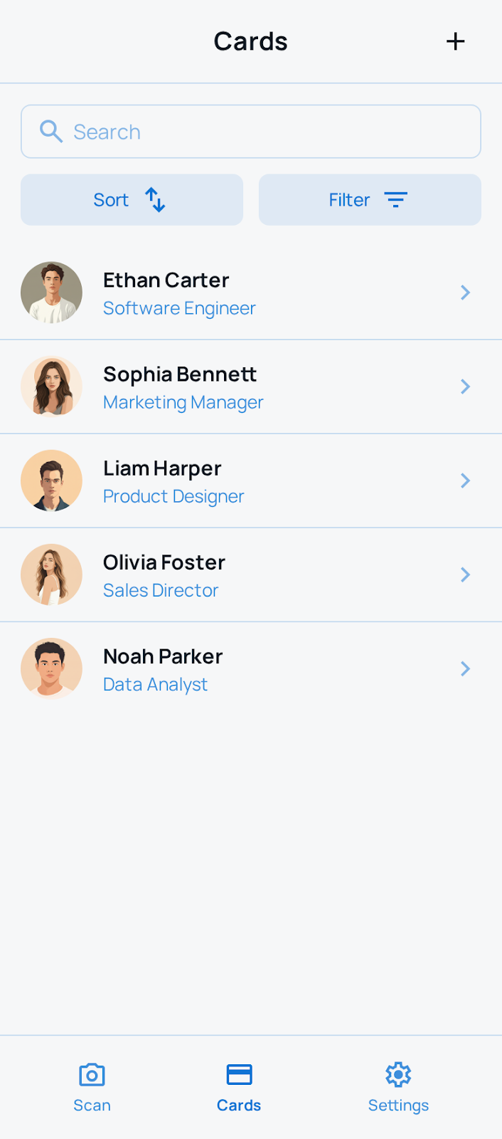 Smart Contact Organization